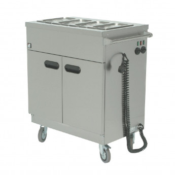 Parry Mobile Servery with Bain Marie Top 1894 - Click to Enlarge