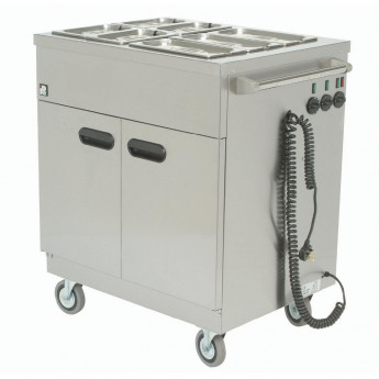Parry Mobile Servery with Bain Marie Top 1887 - Click to Enlarge