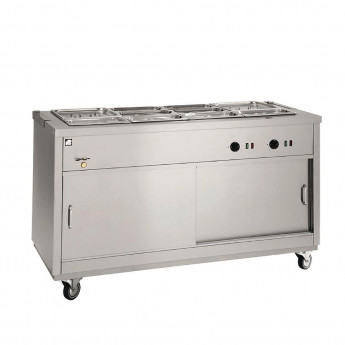 Parry Bain Marie Topped Mobile Hot Cupboard HOTBM - Click to Enlarge