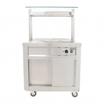 Parry Hot Cupboard with Heated Bain Marie 860mm FS-HB2PACK - Click to Enlarge