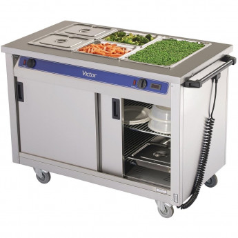 Victor Mobile Crown Bain Marie Hot Cupboard BM30MS - Click to Enlarge