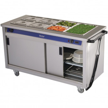 Victor Baron Bain Marie Hot Cupboard BM40MS - Click to Enlarge