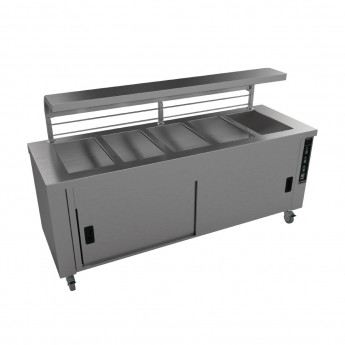 Falcon Chieftain 5 Well Heated Servery Counter HS5 - Click to Enlarge