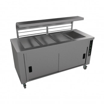 Falcon Chieftain 4 Well Heated Servery Counter HS4 - Click to Enlarge