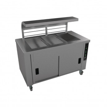 Falcon Chieftain 3 Well Heated Servery Counter HS3 - Click to Enlarge