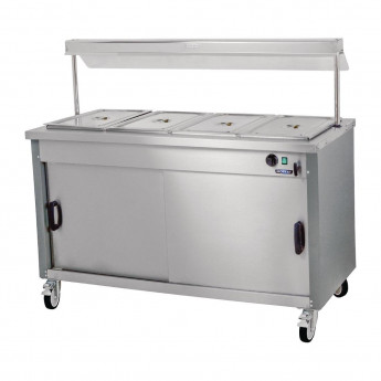 Moffat Mobile Hot Cupboard with Dry Heat Bain Marie 4FBM - Click to Enlarge