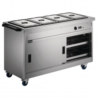 Lincat Panther 670 Series Hot Cupboard with Bain Marie P6B4 - Click to Enlarge