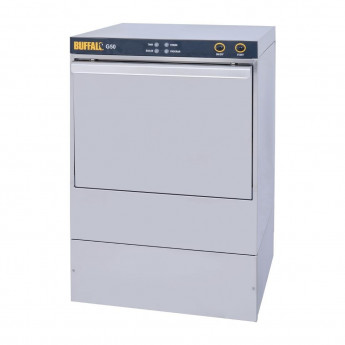 Buffalo Undercounter Glasswasher with Drain Pump 500x500mm Baskets - Click to Enlarge