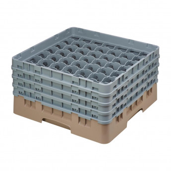 Cambro Camrack Beige 49 Compartments Max Glass Height 215mm - Click to Enlarge
