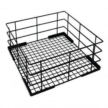 Vogue Wire High Sided Glass Basket 350mm - Click to Enlarge
