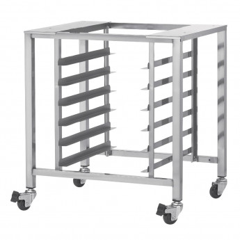 TurboFan Stainless Steel Stand with Castors and Swivel Lock SK2731U - Click to Enlarge