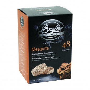 Bradley Food Smoker Mesquite Flavour Bisquette (Pack of 48) - Click to Enlarge