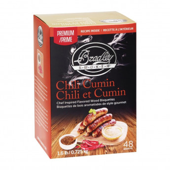 Bradley Food Smoker Chili Cumin Premium Flavour (Pack of 48) - Click to Enlarge