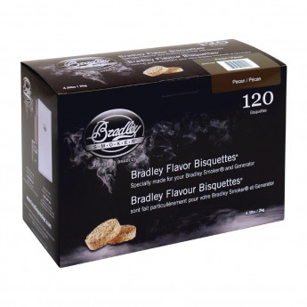 Bradley Food Smoker Pecan Flavour Bisquette (Pack of 120) - Click to Enlarge