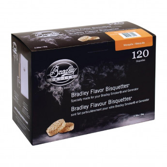 Bradley Food Smoker Mesquite Flavour Bisquette (Pack of 120) - Click to Enlarge