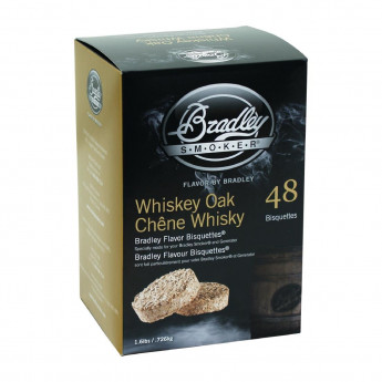 Bradley Food Smoker Whiskey Oak Flavour Bisquette (Pack of 48) - Click to Enlarge