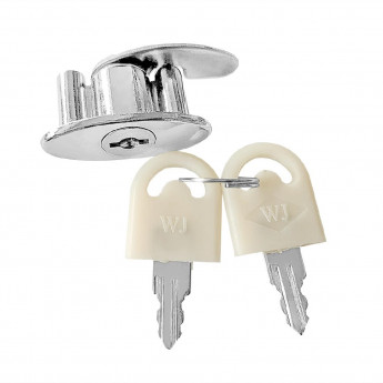 Polar Lock and Key for Left Hand Side Door - Click to Enlarge