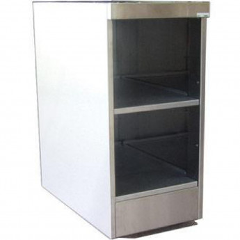 Falcon Pro-Lite Open Shelf Unit With Back Panel - Click to Enlarge
