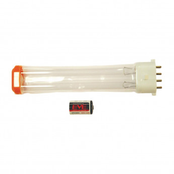 HyGenikx System Shatter-proof Replacement Lamp and Battery Orange Cap HGX-10-F - Click to Enlarge