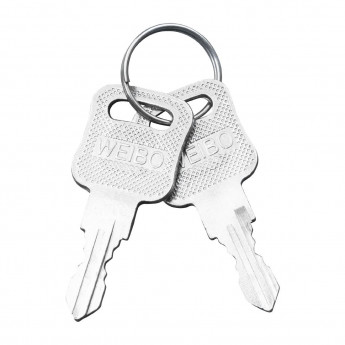 Jantex Dispensers Spare Keys (Pack of 2) - Click to Enlarge