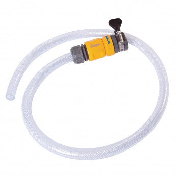 Metcalfe 3ft Water Hose and Tap Connector for Metcalfe Potato Rumbler 9P64 - Click to Enlarge