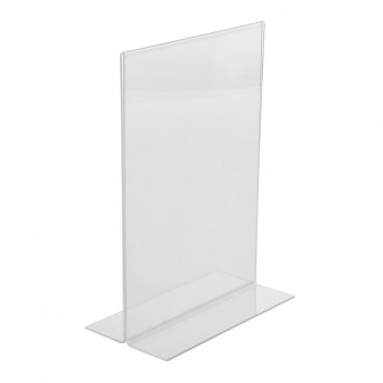 Olympia Upright Acrylic Menu Holder A5 - Click to Enlarge