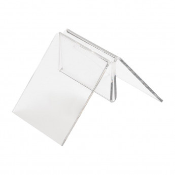 Clear Acrylic Menu Holder - Click to Enlarge