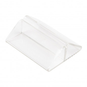 Acrylic Triangle Menu Holder - Click to Enlarge