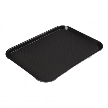 Cambro Polypropylene Fast Food Tray Black 410mm - Click to Enlarge