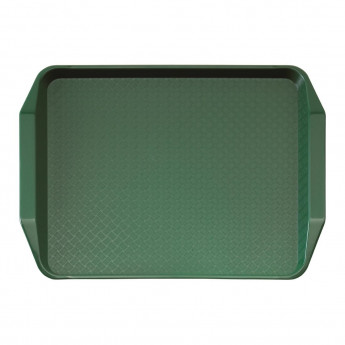 Cambro Polypropylene Handled Fast Food Tray Green 430mm - Click to Enlarge
