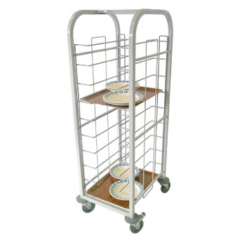 Craven Steel Self Clearing Trolley 10 Shelves - Click to Enlarge