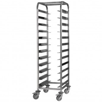 EAIS Stainless Steel Clearing Trolley 12 Shelves - Click to Enlarge