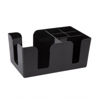 Olympia Kristallon Plastic Bar Caddy Black - Click to Enlarge