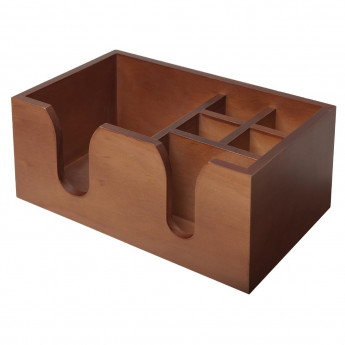 Beaumont Solid Wood Bar Caddy - Click to Enlarge