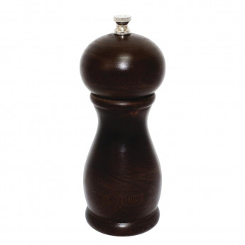 Dark Wood Salt and Pepper Mill 6in - Click to Enlarge