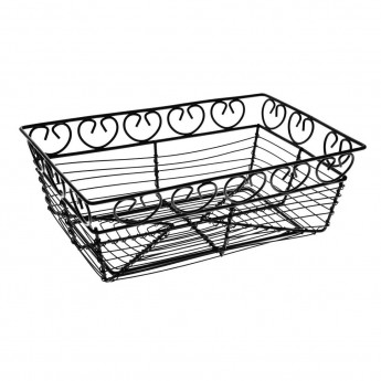 Olympia Black Wire Basket - Click to Enlarge