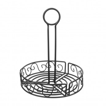 Olympia Wire Condiment Holder Black - Click to Enlarge