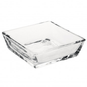 Olympia Dipping Pot Square Glass 90mm (Pack of 12) - Click to Enlarge