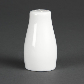 Olympia Whiteware Pepper Shakers 90mm (Pack of 12) - Click to Enlarge
