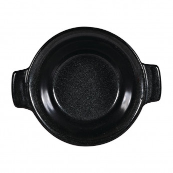 Churchill Black Igneous Stoneware Pie Dish 140mm (Pack of 6) - Click to Enlarge
