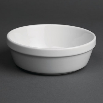 Olympia Whiteware Round Pie Bowls 137mm (Pack of 6) - Click to Enlarge