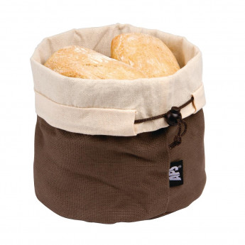 APS Brown and Beige Bread Basket - Click to Enlarge