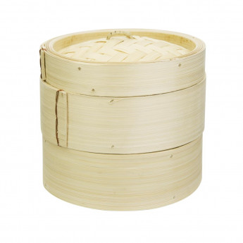 Vogue Bamboo Food Steamer 152mm - Click to Enlarge