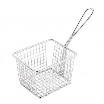 Olympia Chip basket Square with handle Large - Click to Enlarge