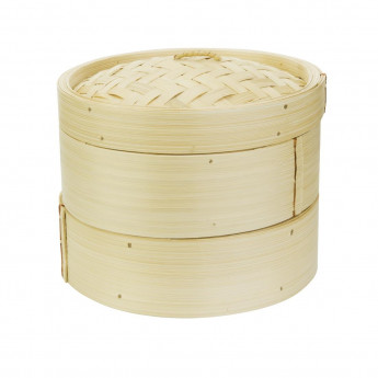 Vogue Bamboo Food Steamer 203mm - Click to Enlarge