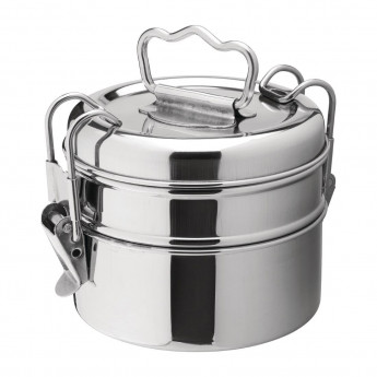 Utopia 2 Tier Tiffin Tin 115mm (Pack of 6) - Click to Enlarge
