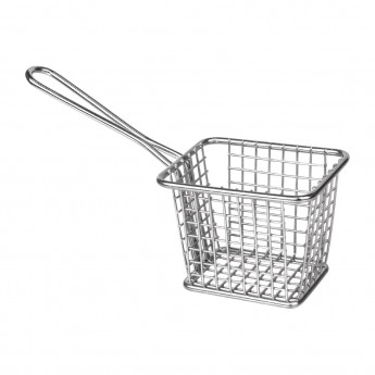 Olympia Chip basket Square with handle Small - Click to Enlarge