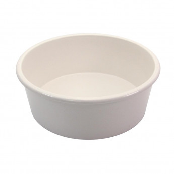 Creative Melamine Salad Bowls White Bamboo 186x60mm (Pack of 6) - Click to Enlarge