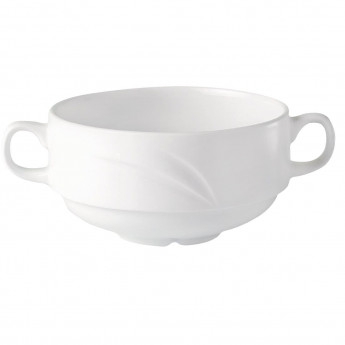 Steelite Alvo Handled Soup Bowls 284ml (Pack of 36) - Click to Enlarge