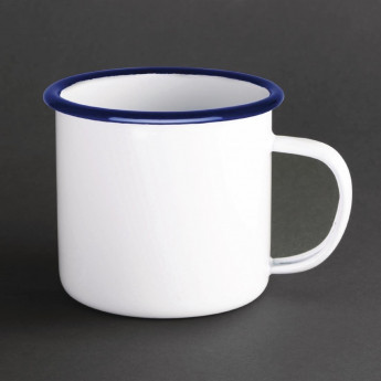 Olympia Large Enamel Soup Mugs 670ml (Pack of 6) - Click to Enlarge